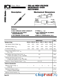Datasheet HV05-06 manufacturer FCI